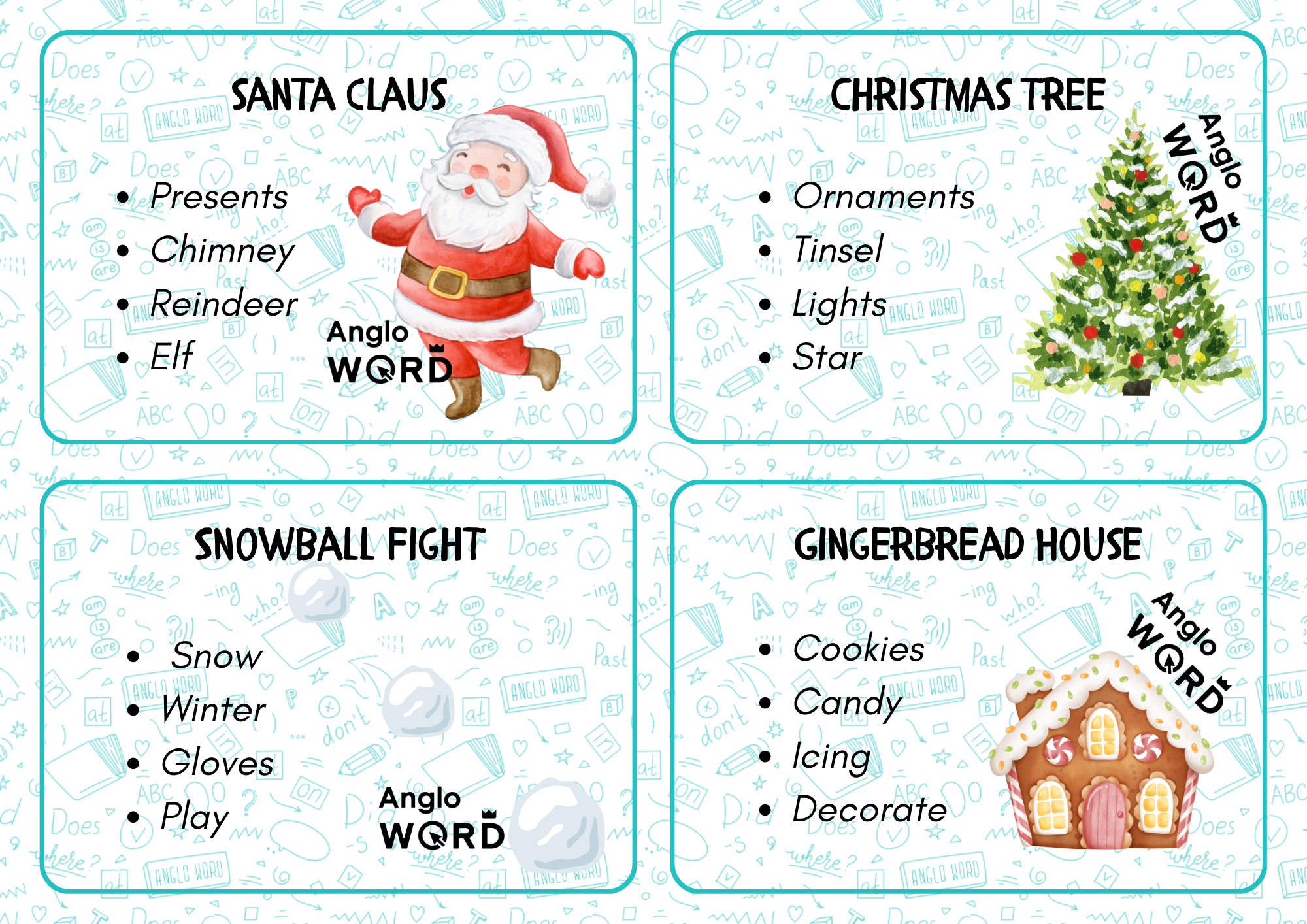 Christmas Taboo Game 🎁 » Англо WORD